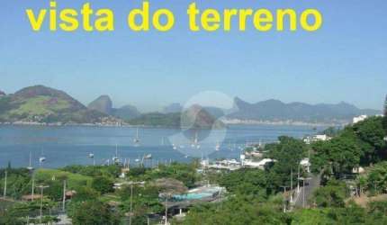 Excelente terreno em São Francisco com vista panorâmica para o Rio de Janeiro