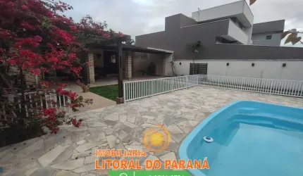 Casa 03 dormitórios com Piscina  -  Atami Sul - Pontal do Paraná