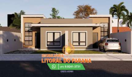 Casa Nova 3 dormitórios Matinhos