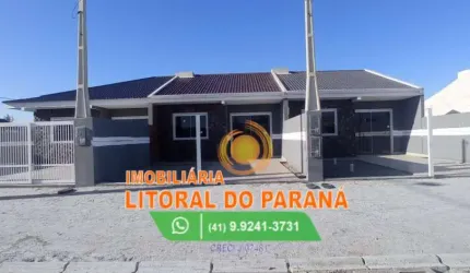 Financiamento Com Entrada Parcelada: Casa Nova 2 Dormitórios Averbado