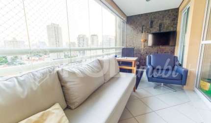 Espetacular Apartamento de Luxo na Vila Olímpia, São Paulo-SP: 3 Quartos, 3 Suítes, 4 Banheiros, 3 Vagas de Garagem.