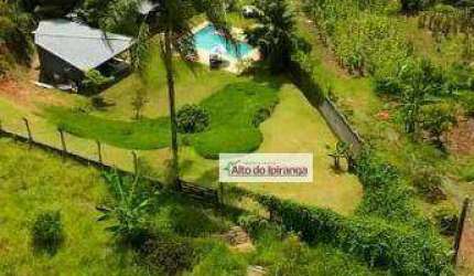 Chácara com 4 dormitórios à venda, 5500 m² por R$ 1.850.000,00 - Parque Agrinco - Guararema/SP