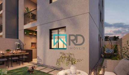 Apartamento Garden com 2 dormitórios à venda, 47 m² por R$ 430.815 - Neoville - Curitiba/PR
