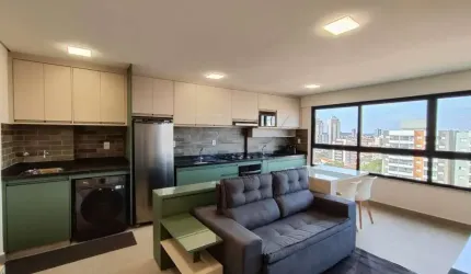 Apartamento com 1 quarto para alugar na Rua Araújo Leite, Vila Santa Tereza, Bauru, 46 m2 por R$ 3.300
