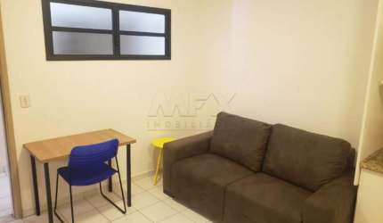 Apartamento com 1 quarto para alugar na Rua Doutor Alípio dos Santos, Vila Cidade Universitária, Bauru, 38 m2 por R$ 1.650
