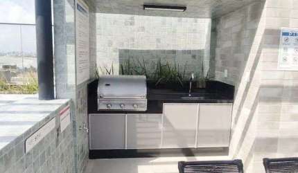 Flat com 1 dormitório à venda, 29 m² por R$ 380.000 - Intermares - Cabedelo/PB