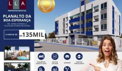 Apartamento com 2 dormitórios à venda por R$ 140.000,00 - Planalto Boa Esperança - João Pessoa/PB