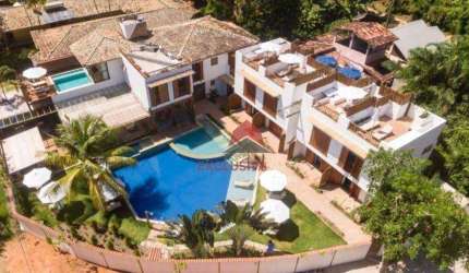 Pousada com 14 dormitórios à venda, 700 m² por R$ 6.500.000,00 - Praia da Concha - Itacaré/BA