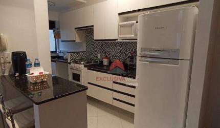 Apartamento com 1 dormitório, 70 m² - venda por R$ 810.000,00 ou aluguel por R$ 5.690,00/mês - Jardim Aquarius - São José dos Campos/SP