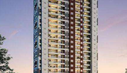 Apartamento novo, 69 m², anda alto, 2 dormitórios, área de lazer.