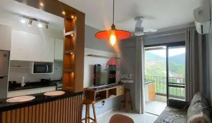 Apartamento mobiliado com 2 dormitórios, suíte, lazer completo à venda, 60 m² por R$ 565.000 - Martim de Sá - Caraguatatuba/SP