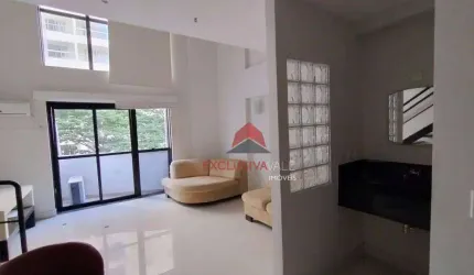 Flat com 1 dormitório para alugar, 70 m² por R$ 4.550,00/mês - Jardim Aquarius - São José dos Campos/SP