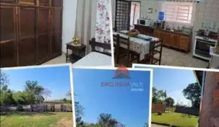 Chácara com 3 dormitórios à venda, 2700 m² por R$ 425 - Loteamento Residencial Vista Linda - São José dos Campos/SP