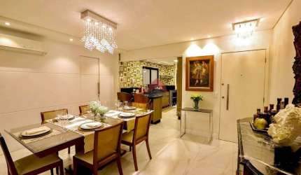 Apartamento com 3 dormitórios, varanda com churrasqueira à venda, 152 m² por R$ 1.480.000 - Jardim Aquarius - São José dos Campos/SP