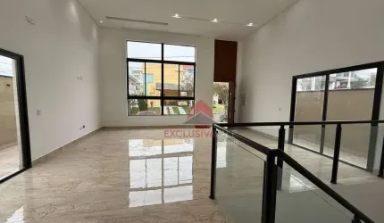 Lindo Sobrado NOVO com 03 dormitórios (1st.) à venda, 256 m² por R$ 1.150.000 - Residencial Golden Park - Jacareí/SP