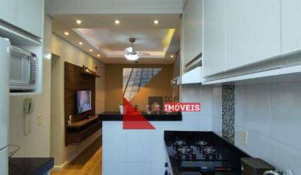 Apartamento com 2 dormitórios à venda, 49 m² por R$ 195.000,00 - Jardim Recanto - Americana/SP