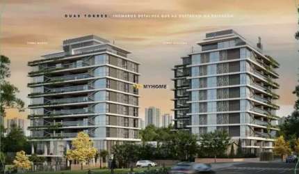 Apartamento com 3 dormitórios à venda, 203 m² - Mercês - Curitiba/PR - AP6268