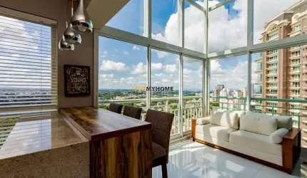Apartamento à venda totalmente mobiliado com vista panorâmica no Ecoville!  - AP