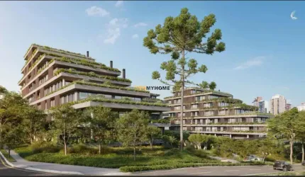 Residência KAÁ, no Bigorrilho, próximo ao Parque Barigui em Curitiba - AP9338