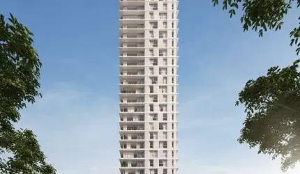 Apartamento na planta na zona central de Balneário Camboriú com uma unidade por andar