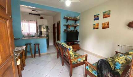 Village com 2 dormitórios para alugar, 55 m² por R$ 3.200,00/mês - Vila Tamoios - Bertioga/SP