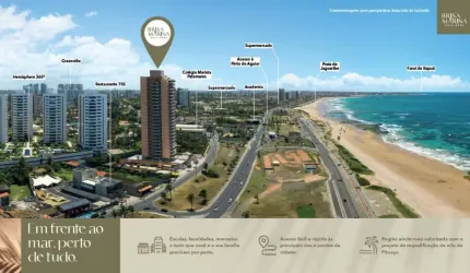2 Quartos c/Suite  BRISA MARINA  C/Rooftop - PITUAÇU