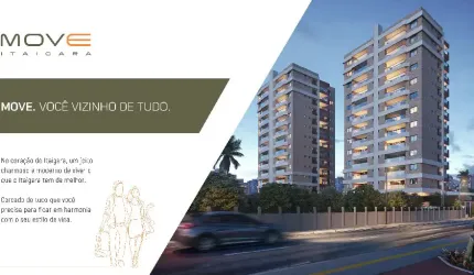 Lançamento 2 e 3 Quartos com Suite e Lavabo MOVE - Itaigara