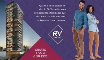 Lançamento Studios e Quarto e Sala RV-Conceito- Rio Vermelho