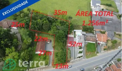 Terreno comercial à venda no Tapajós, Indaial , 1256 m2 por R$ 299.000