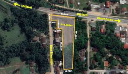 Terreno à venda no Encano do Norte, Indaial  por R$ 3.600.000