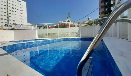 Apartamento com 2 dormitórios à venda, 56 m² por R$ 395.000,00 - Mirim - Praia Grande/SP