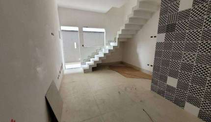 Sobrado com 2 dormitórios à venda, 54 m² por R$ 345.000,00 - Vila Caiçara - Praia Grande/SP