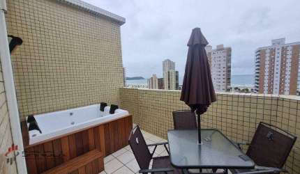 Cobertura com 3 dormitórios à venda, 150 m² por R$ 795.000,00 - Aviação - Praia Grande/SP