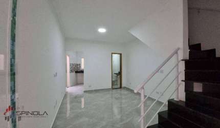 Sobrado com 2 dormitórios à venda, 63 m² por R$ 300.000,00 - Jardim Imperador - Praia Grande/SP