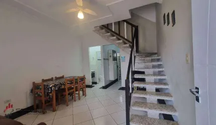 Sobrado com 2 dormitórios à venda, 76 m² por R$ 380.000,00 - Vila Caiçara - Praia Grande/SP