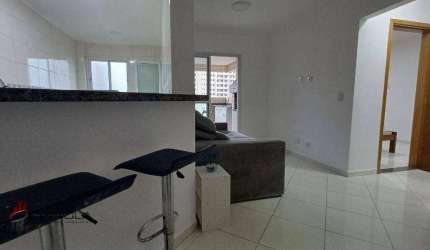 Apartamento com 1 dormitório à venda, 60 m² por R$ 385.000,00 - Aviação - Praia Grande/SP