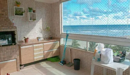 Apartamento com 3 dormitórios à venda, 134 m² por R$ 900.000,00 - Vila Caiçara - Praia Grande/SP
