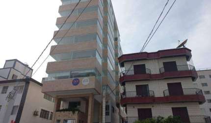 Apartamento com 1 dormitório à venda, 44 m² por R$ 336.000,00 - Vila Guilhermina - Praia Grande/SP
