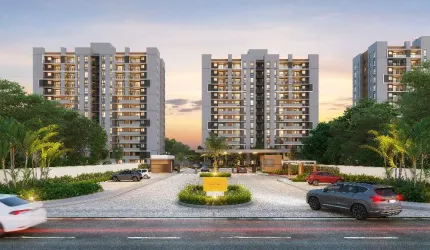 Apartamentos de 3 quartos, sendo 1 suíte, 2 vagas de garagem