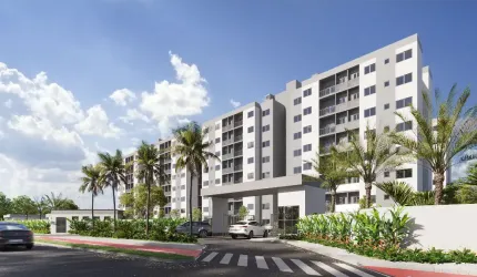 Apartamentos de 2 quartos, varanda, vaga de garagem