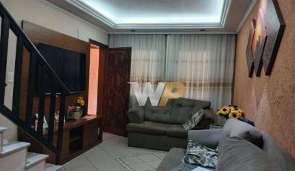 Sobrado com 3 dormitórios à venda, 269 m² por R$ 590.000 - Vila Lídia - Diadema/SP