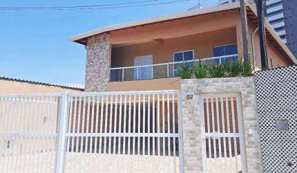 Casa com 3 dormitórios à venda, 70 m² por R$ 312.287 - Nova Mirim - Praia Grande/SP