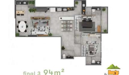OPORTUNIDADE IMPERDÍVEL!!! Apartamento 2 dormitórios no Canto do Forte com suíte!