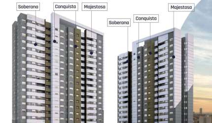 Blue View | Construtora M Vituzzo | Construção | 71 metros | 03 dormitórios | suíte | varanda | 01 vaga