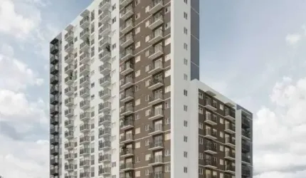 Vitto Santa Cecília | Construtora Engelux | Construção | 27 metros | 01 suíte | varanda | sem vaga