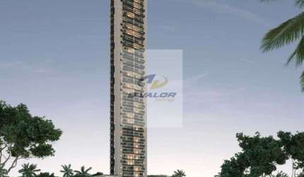 Vendo apartamentos com vista mar, de 83 m2, varanda, sala p/ 2 ambientes, 3 quartos com 2 suítes e 2 vagas