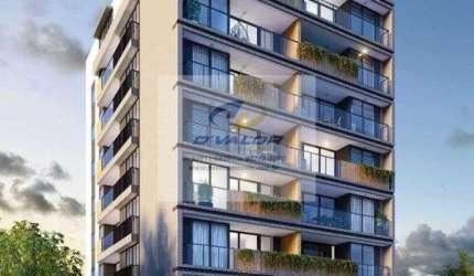 Vendo Apartamento com 60,53m², 2 quartos s/ 1 suíte, sala p/2 ambientes e 1 vaga