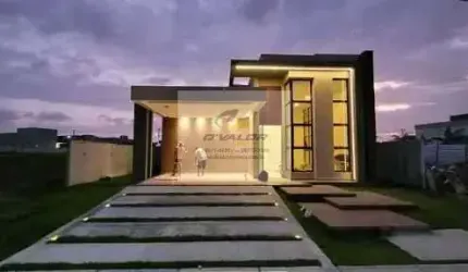 Vendo casa em condomínio fechado, com 202m², 3 suítes s/ 1 master, área gourmet, piscina e 4 vagas
