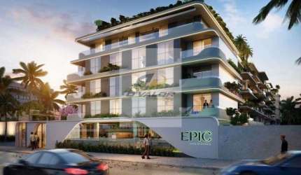 Vendo apto. de luxo em construção, com sistema de hotelaria. O prédio fica. na Av beira mar do Cabo Branco