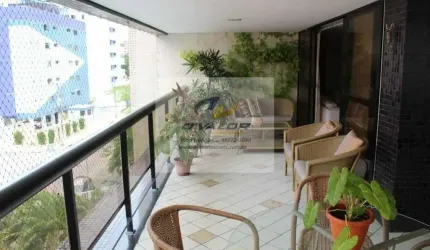 Vendo apartamento com 188,m², varanda ampla, 4 quartos s/ 2 suítes, DCE, sala p/ 2 ambientes e 2 vagas